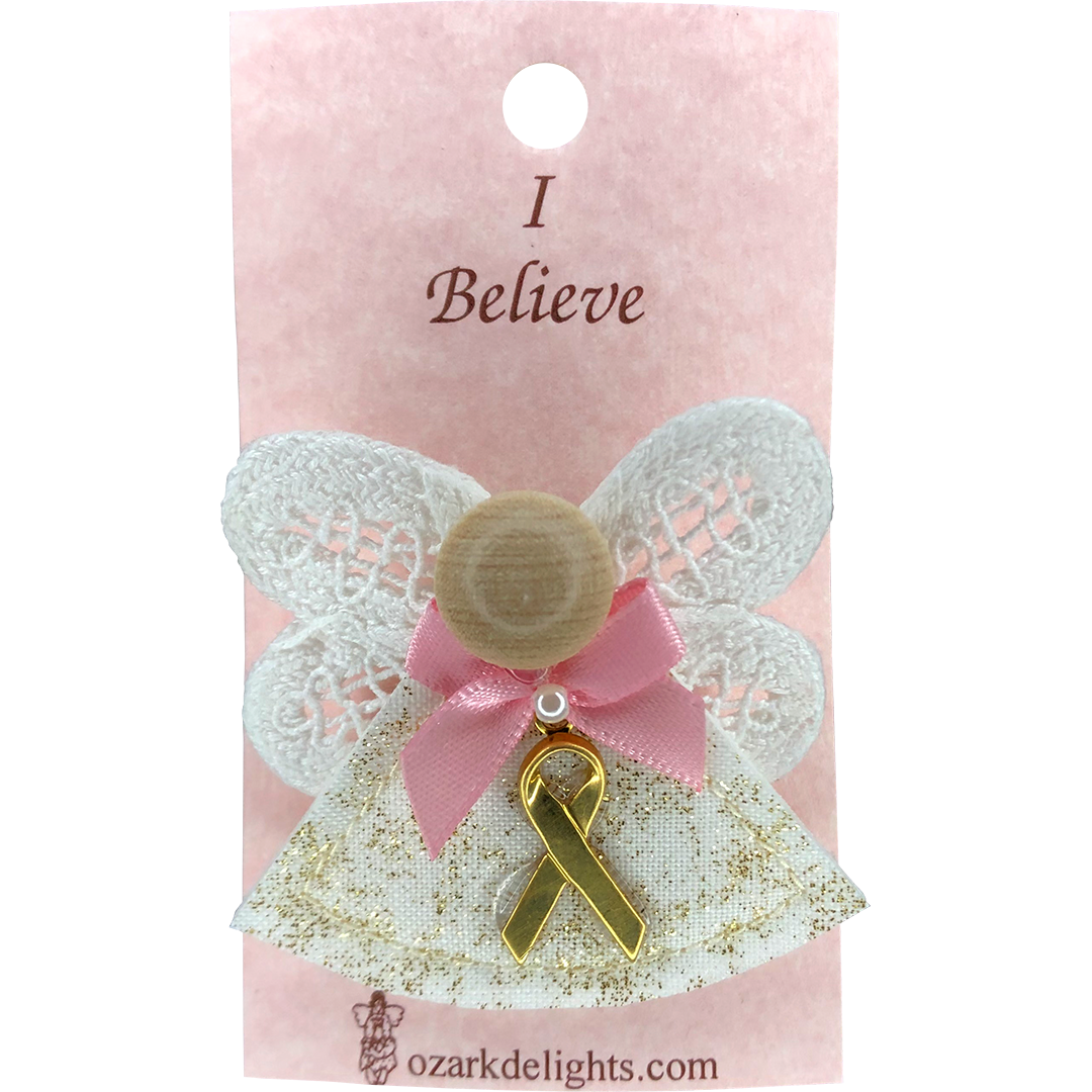 Breast Cancer Angel Pin